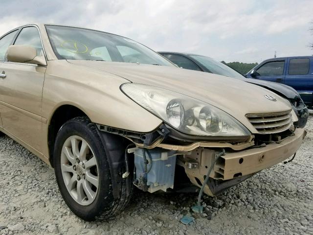 JTHBF30G220068842 - 2002 LEXUS ES 300 GOLD photo 9