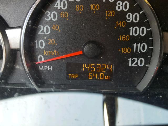 1G8AJ52FX5Z181864 - 2005 SATURN ION LEVEL BLACK photo 8