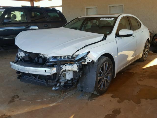 19UUB2F74FA024303 - 2015 ACURA TLX ADVANC WHITE photo 2