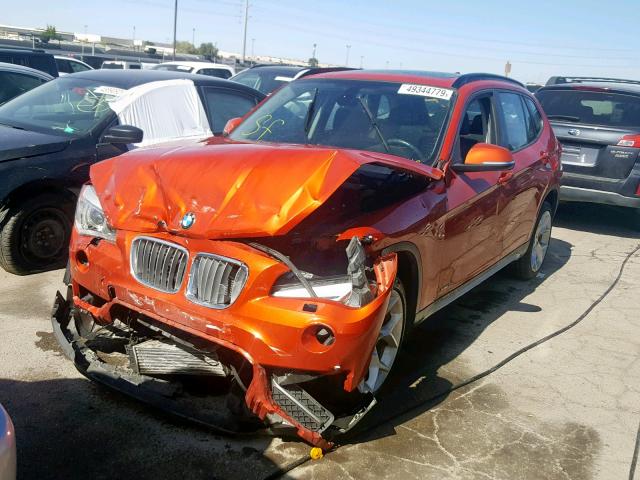 WBAVM5C58DVV89657 - 2013 BMW X1 XDRIVE3 برتقالي صورة 2