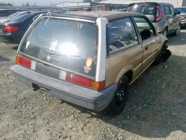 JHMAG4313FS012036 - 1985 HONDA CIVIC CVCC GOLD photo 4