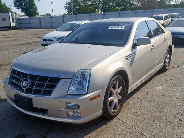 1G6DD67V980200335 - 2008 CADILLAC STS BEIGE photo 2