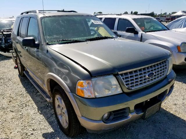 1FMDU84W63ZA08814 - 2003 FORD EXPLORER E GREEN photo 1