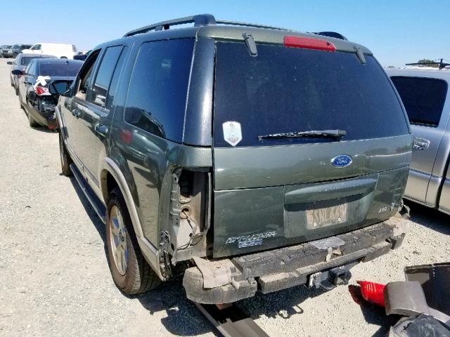 1FMDU84W63ZA08814 - 2003 FORD EXPLORER E GREEN photo 3