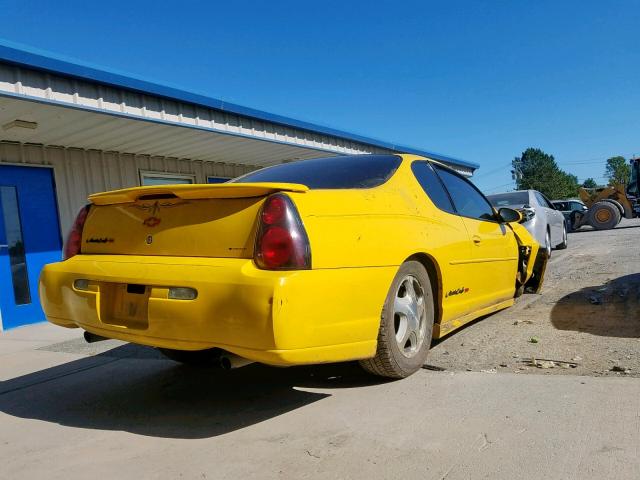 2G1WX12K139376994 - 2003 CHEVROLET MONTE CARL ყვითელი ფოტო 4