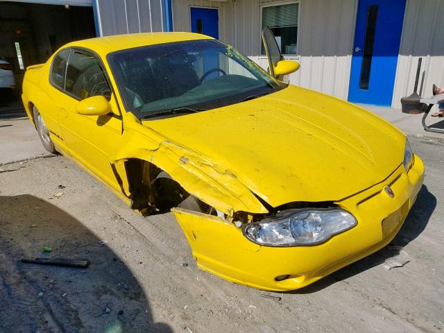 2G1WX12K139376994 - 2003 CHEVROLET MONTE CARL ყვითელი ფოტო 9
