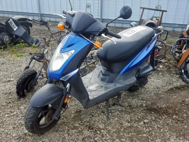 LC2U6G1059C000169 - 2009 KYMCO USA INC AGILITY 12 BLUE photo 2