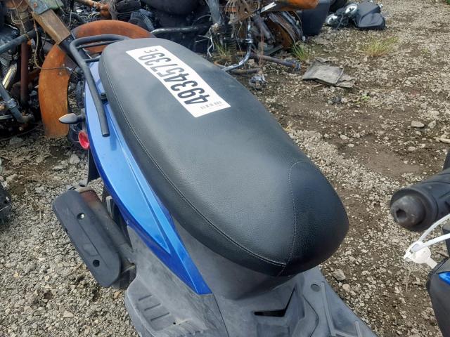 LC2U6G1059C000169 - 2009 KYMCO USA INC AGILITY 12 BLUE photo 6