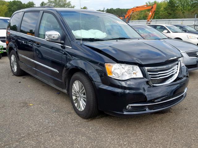 2C4RC1CG0FR728851 - 2015 CHRYSLER TOWN & COU BLACK photo 1