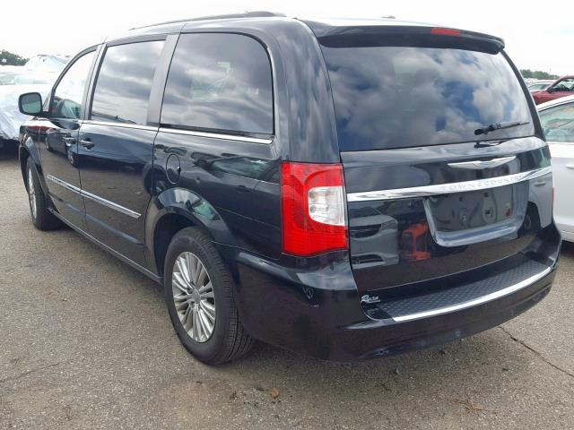 2C4RC1CG0FR728851 - 2015 CHRYSLER TOWN & COU BLACK photo 3