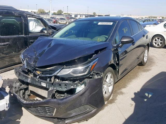 1G1BE5SM9G7313498 - 2016 CHEVROLET CRUZE LT CHARCOAL photo 2