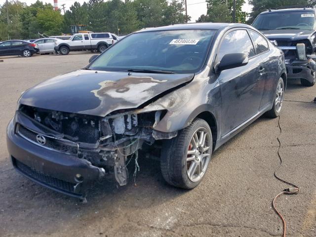 JTKDE177050056550 - 2005 TOYOTA SCION TC შავი ფოტო 2