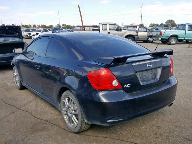 JTKDE177050056550 - 2005 TOYOTA SCION TC შავი ფოტო 3