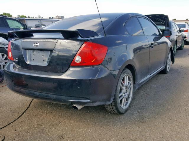 JTKDE177050056550 - 2005 TOYOTA SCION TC შავი ფოტო 4