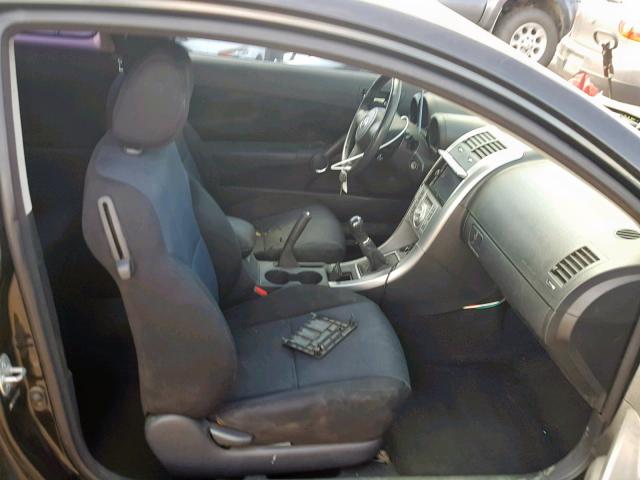 JTKDE177050056550 - 2005 TOYOTA SCION TC შავი ფოტო 5