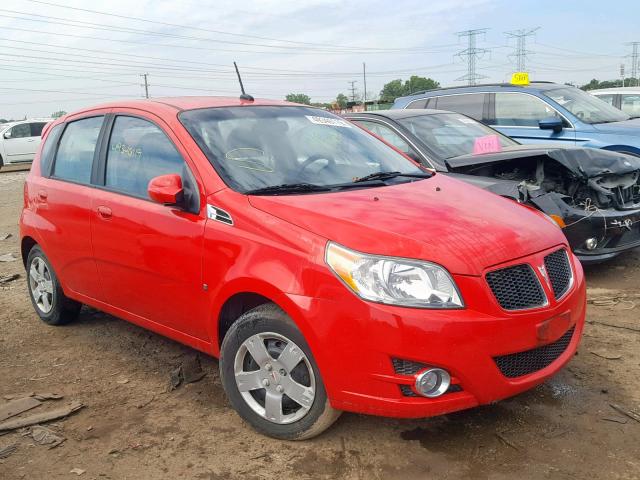 KL2TD66E79B686579 - 2009 PONTIAC G3 RED photo 1