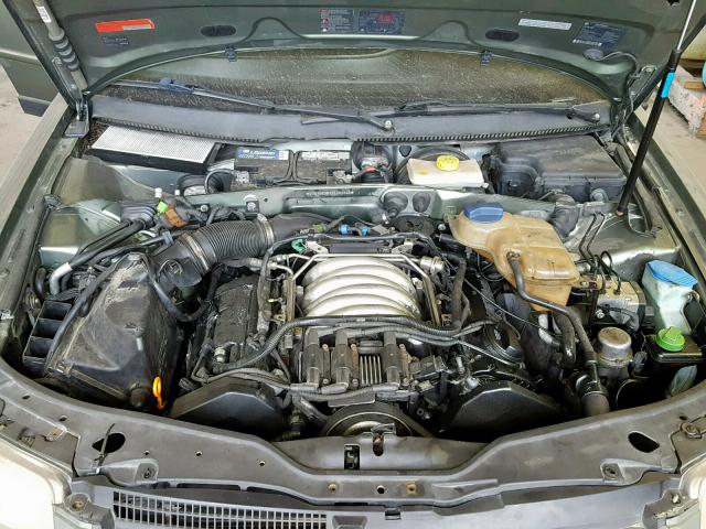 WVWYH63B82E262849 - 2002 VOLKSWAGEN PASSAT GLX GREEN photo 7