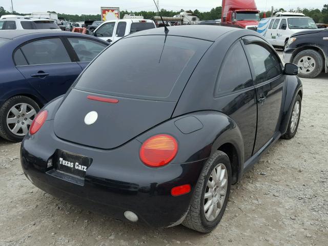 3VWCK21C44M402597 - 2004 VOLKSWAGEN NEW BEETLE BLACK photo 4