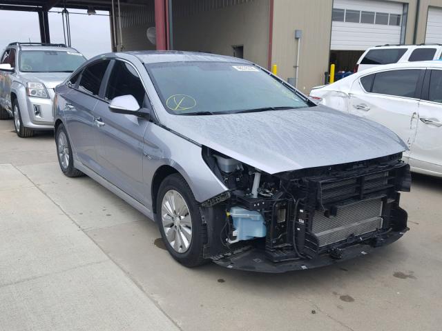 KMHE24L11GA027963 - 2016 HYUNDAI SONATA HYB GRAY photo 1