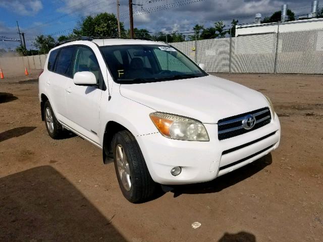 JTMBD31V775085425 - 2007 TOYOTA RAV4 LIMIT WHITE photo 1