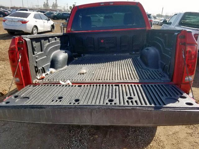 1D7HA16K76J161162 - 2006 DODGE RAM 1500 S RED photo 6