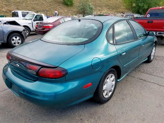 1FAFP52U5WG105674 - 1998 FORD TAURUS LX GREEN photo 4