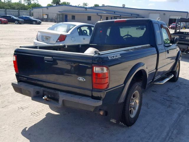 1FTYR14U24PA79339 - 2004 FORD RANGER SUP BLACK photo 4