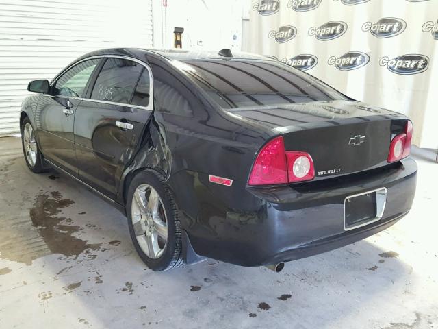 1G1ZC5E00CF226134 - 2012 CHEVROLET MALIBU 1LT BLACK photo 3