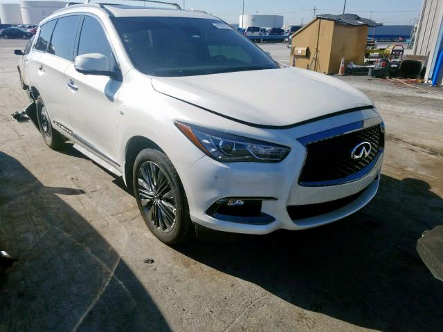 5N1DL0MM8KC512107 - 2019 INFINITI QX60 LUXE WHITE photo 1