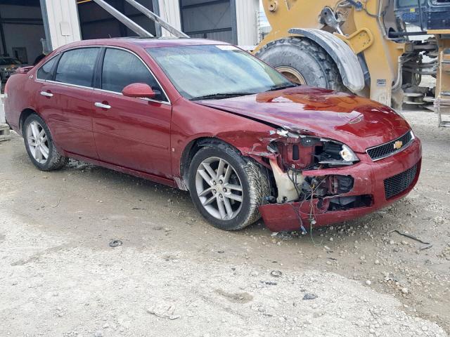 2G1WU583X89151562 - 2008 CHEVROLET IMPALA LTZ BURGUNDY photo 1