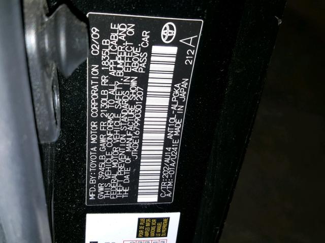 JTKDE167990301207 - 2009 TOYOTA SCION TC Qara foto 10