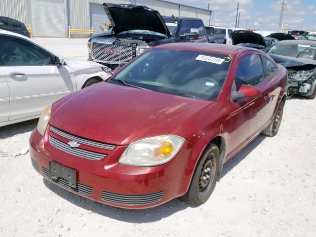 1G1AL15F577399481 - 2007 CHEVROLET COBALT LT MAROON photo 2