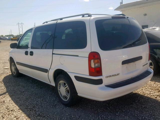 1GNDX03E11D109234 - 2001 CHEVROLET VENTURE WHITE photo 3