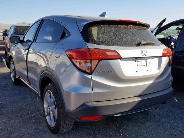 3CZRU5H55HG709128 - 2017 HONDA HR-V EX SILVER photo 3