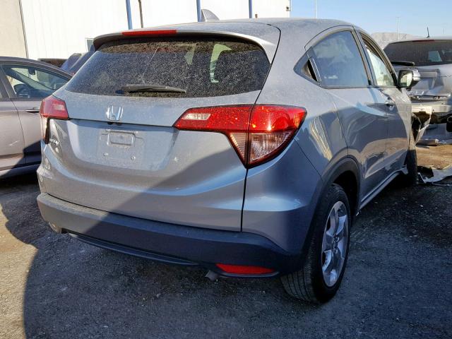 3CZRU5H55HG709128 - 2017 HONDA HR-V EX SILVER photo 4