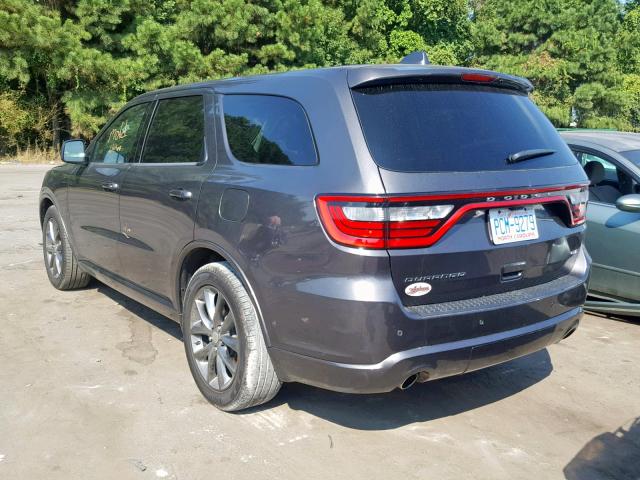 1C4RDHDG5HC634612 - 2017 DODGE DURANGO GT CHARCOAL photo 3