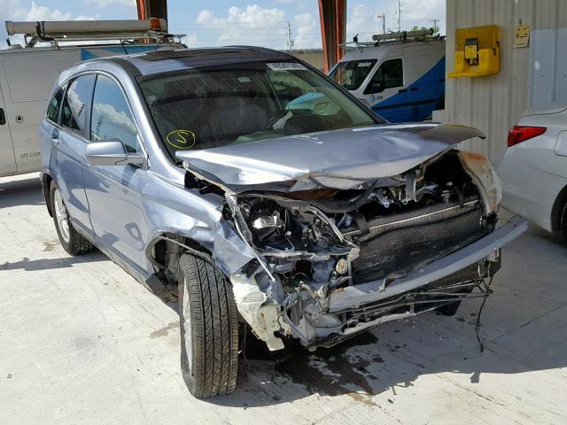 JHLRE3H76AC002463 - 2010 HONDA CR-V EXL BLUE photo 1