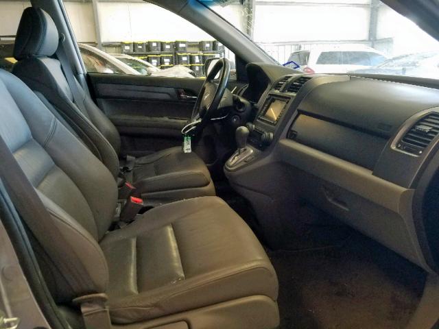 JHLRE38778C026376 - 2008 HONDA CR-V EXL SILVER photo 5