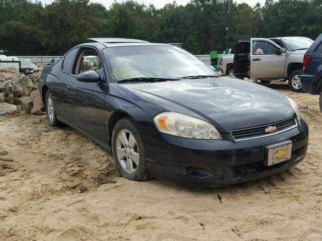 2G1WM16K269345051 - 2006 CHEVROLET MONTE CARL BLACK photo 1