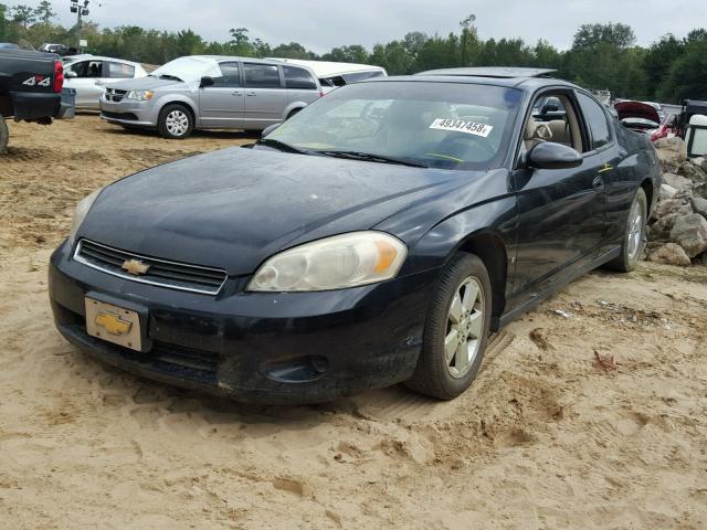 2G1WM16K269345051 - 2006 CHEVROLET MONTE CARL BLACK photo 2