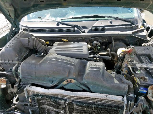 1B7GL2AN2YS618853 - 2000 DODGE DAKOTA QUA GREEN photo 7