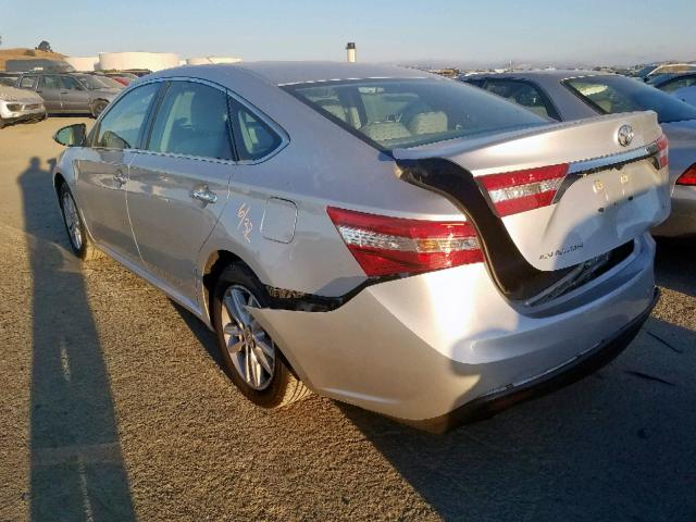 4T1BK1EB9EU093311 - 2014 TOYOTA AVALON BAS SILVER photo 3