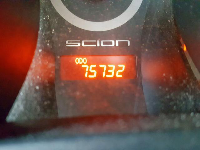 JTKJF5C71D3055739 - 2013 TOYOTA SCION TC შავი ფოტო 8