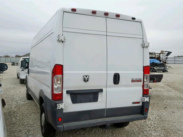 3C6TRVDDXFE501675 - 2015 RAM PROMASTER WHITE photo 3