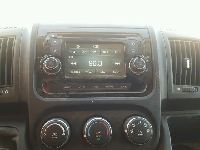 3C6TRVDDXFE501675 - 2015 RAM PROMASTER 白色 照片 9