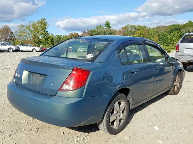 1G8AL55F07Z159221 - 2007 SATURN ION LEVEL GREEN photo 4