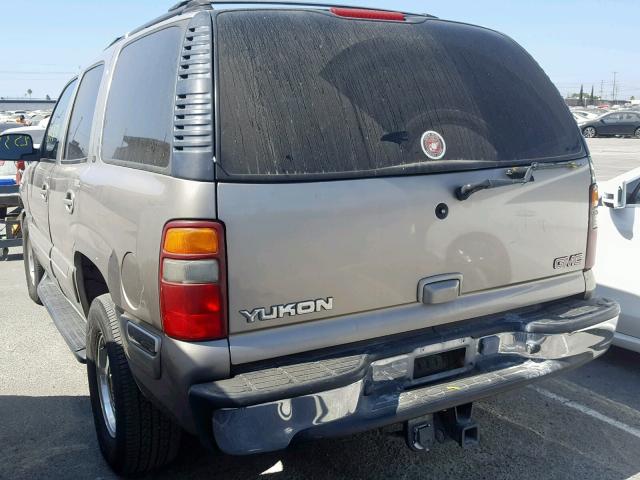 1GKEC13T61R174455 - 2001 GMC YUKON GOLD photo 3