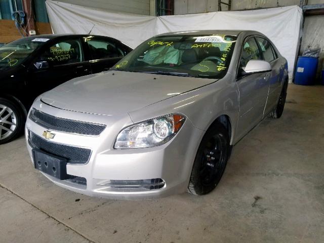 1G1ZC5EB7AF134288 - 2010 CHEVROLET MALIBU 1LT 金色 照片 2