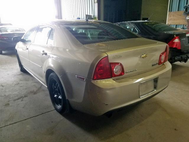 1G1ZC5EB7AF134288 - 2010 CHEVROLET MALIBU 1LT 金色 照片 3