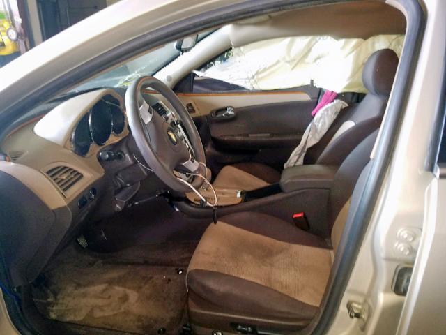1G1ZC5EB7AF134288 - 2010 CHEVROLET MALIBU 1LT 金色 照片 5